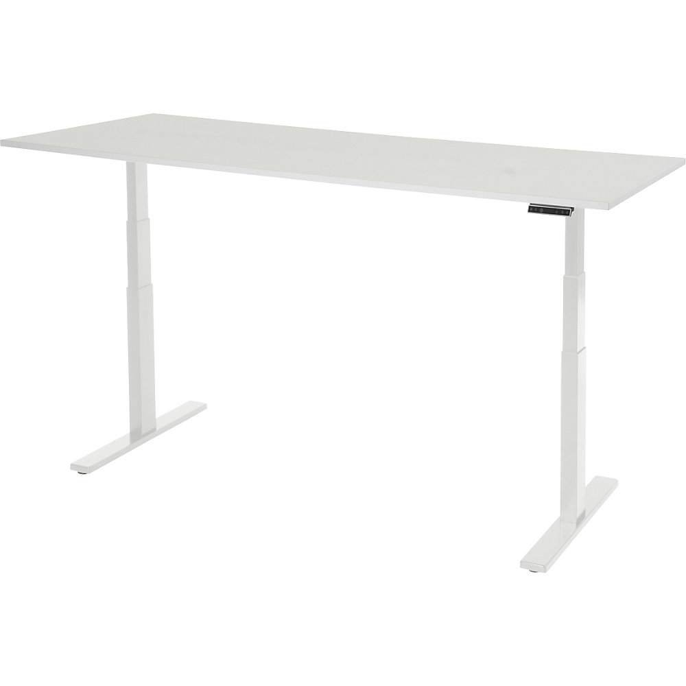 ESD-Arbeitstisch, elektrisch höhenverstellbar, Höhe 650 - 1300 mm, BxT 2000 x 800 mm eurokraft pro 2