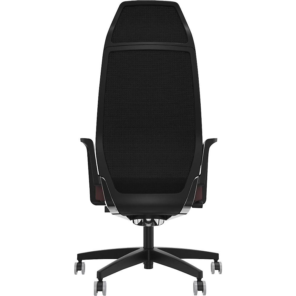 Bürostuhl Selvio 0146 ZÜCO, Netz-Rückenlehne, rubinrot Züco 2