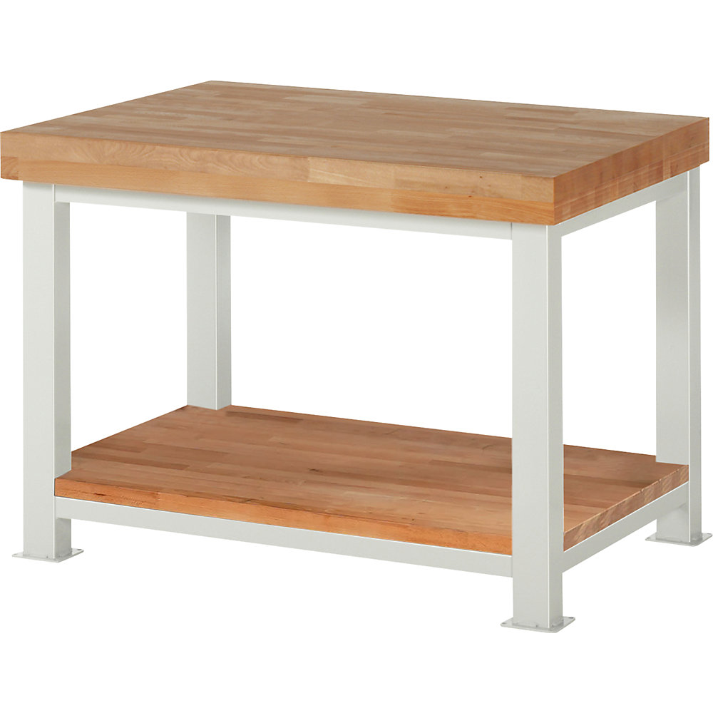 eurokraft pro Heavy Duty Workbench Light Gray