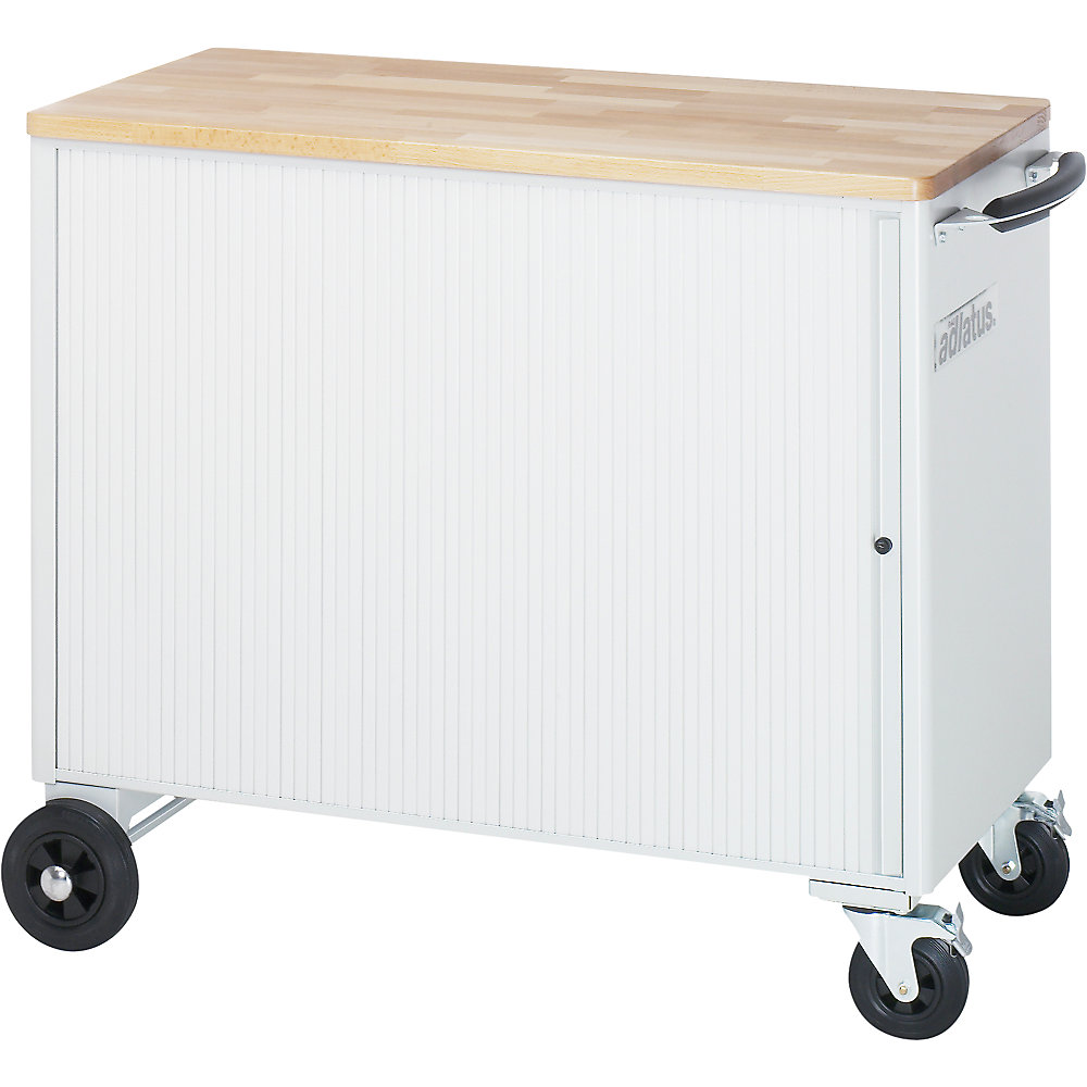 Werkzeugwagen, 8 Schubladen, ohne Lochwand, HxBxT 890 x 1025 x 520 mm RAU 2