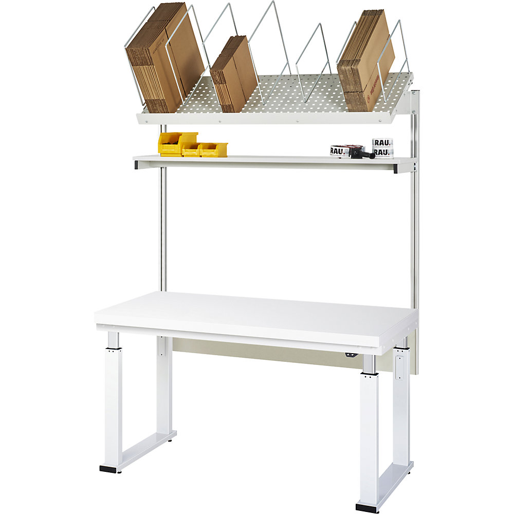 RAU Packtisch 600 Electric Height-Adjustable Light Gray 150x90cm