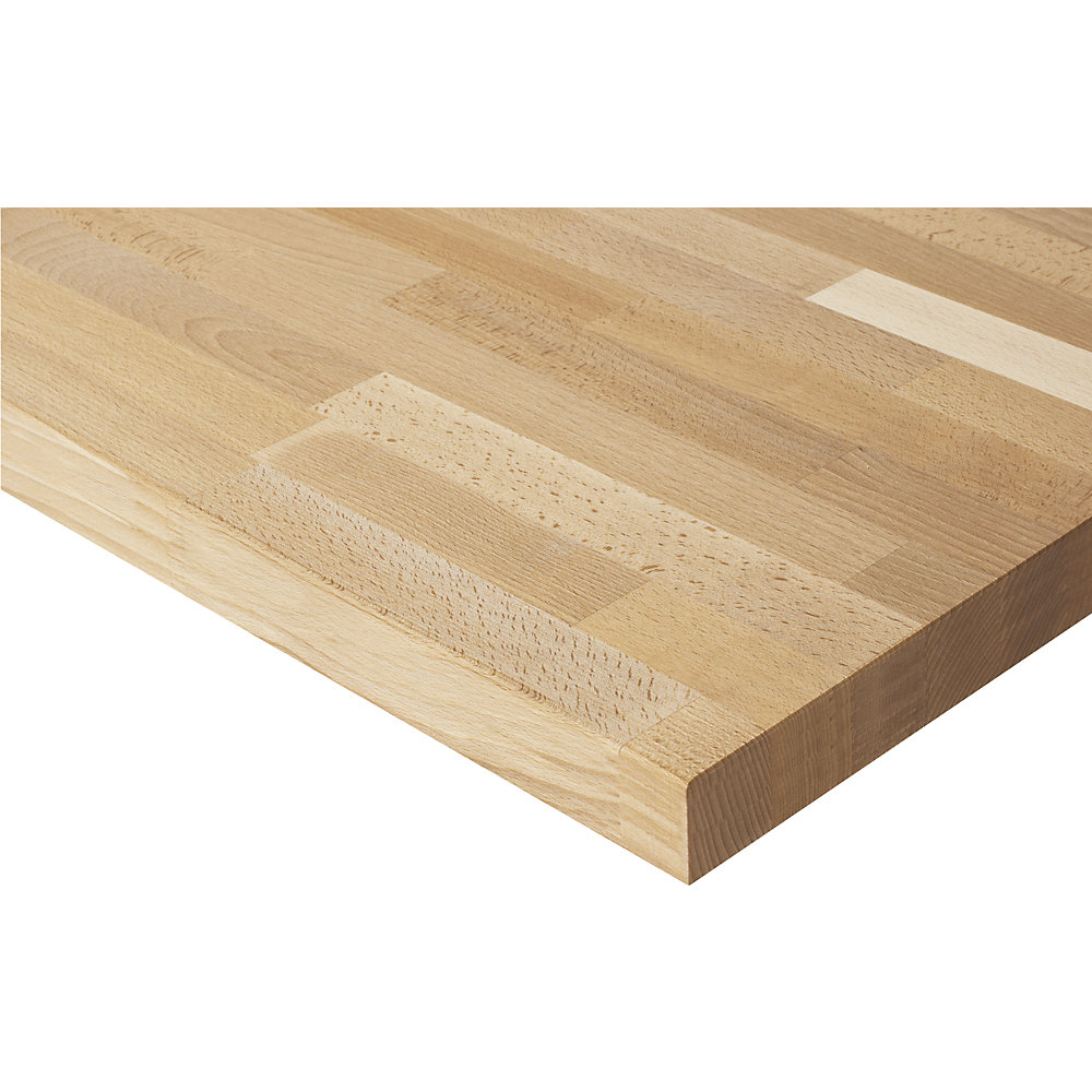 Work Table Electrically Height-Adjustable Solid Beech Light Gray 2