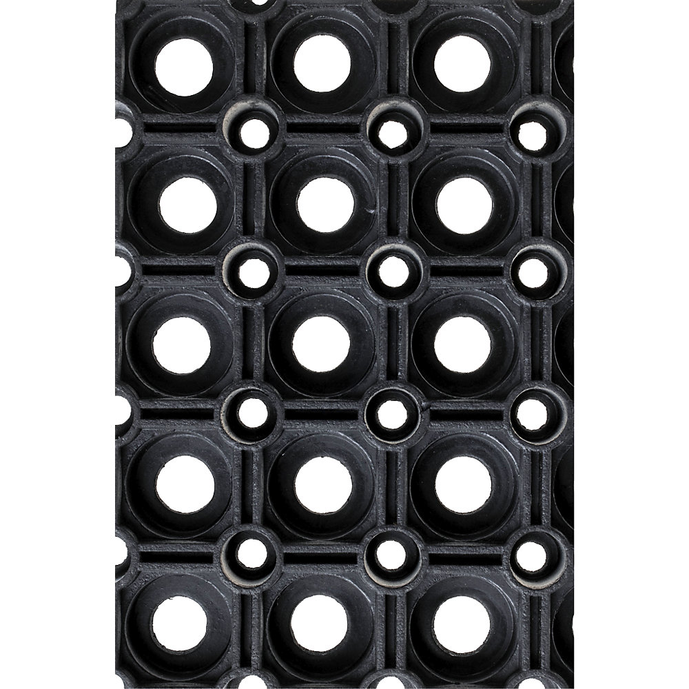 Ringgummi-Matte EAZYCARE SCRUB, Mattenhöhe 22 mm, LxB 600 x 400 mm, VE 3 Stk Miltex 2