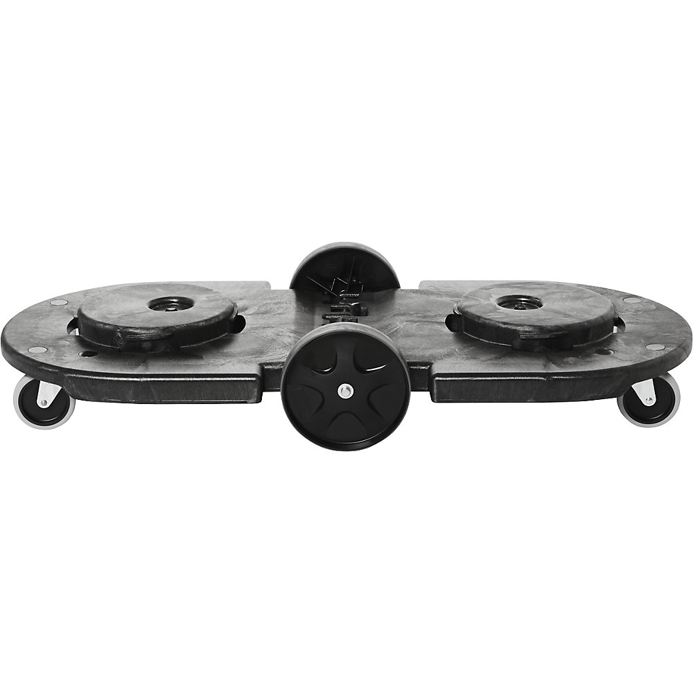 BRUTE® Transportroller/ Fahrgestell, Tandem-Fahrgestell, 4 Lenkrollen, 2 große Bockrollen Rubbermaid