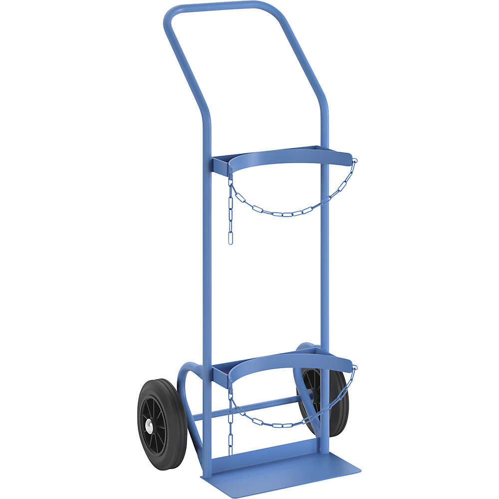 eurokraft pro Carrello per bombole e bombole di gas ruote in gomma piena