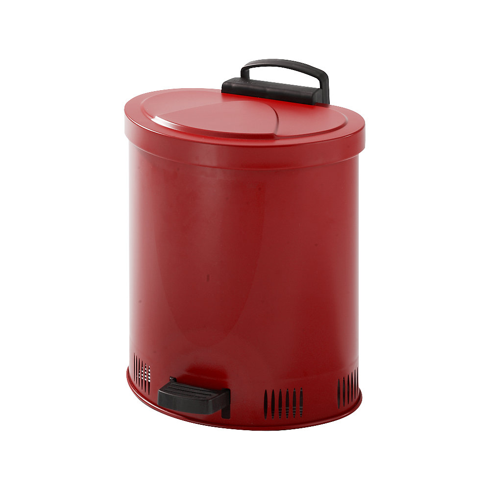 Poubelle de sécurité avec couvercle à fermeture automatique