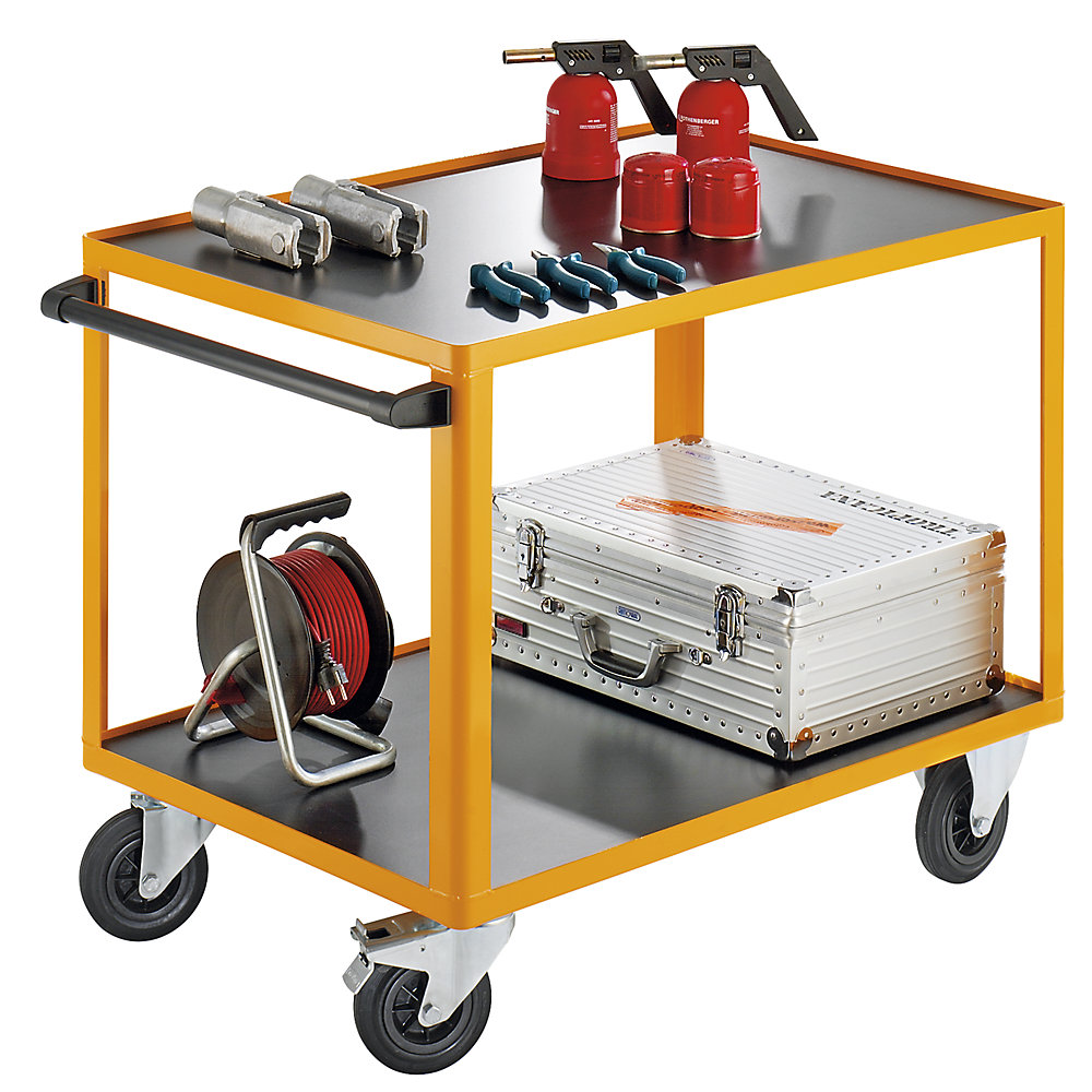 Carro de montaje profesional, con manija encajable, L x A 1150 x 700 mm, carga máx. 350 kg