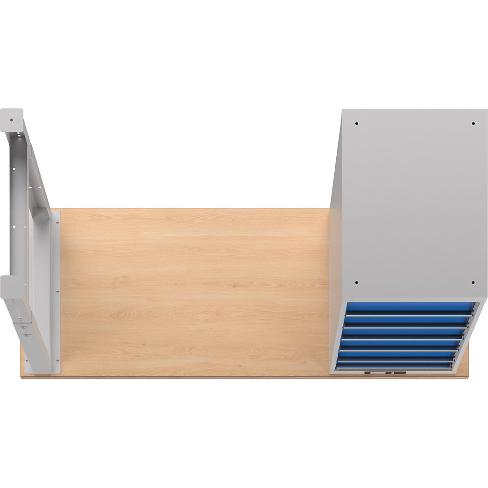 LISTA Modular Workbench Gentian Blue 2000x750mm 2
