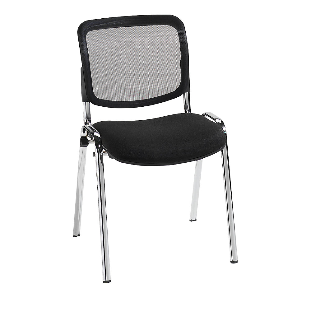 Chaise rembourrée empilable