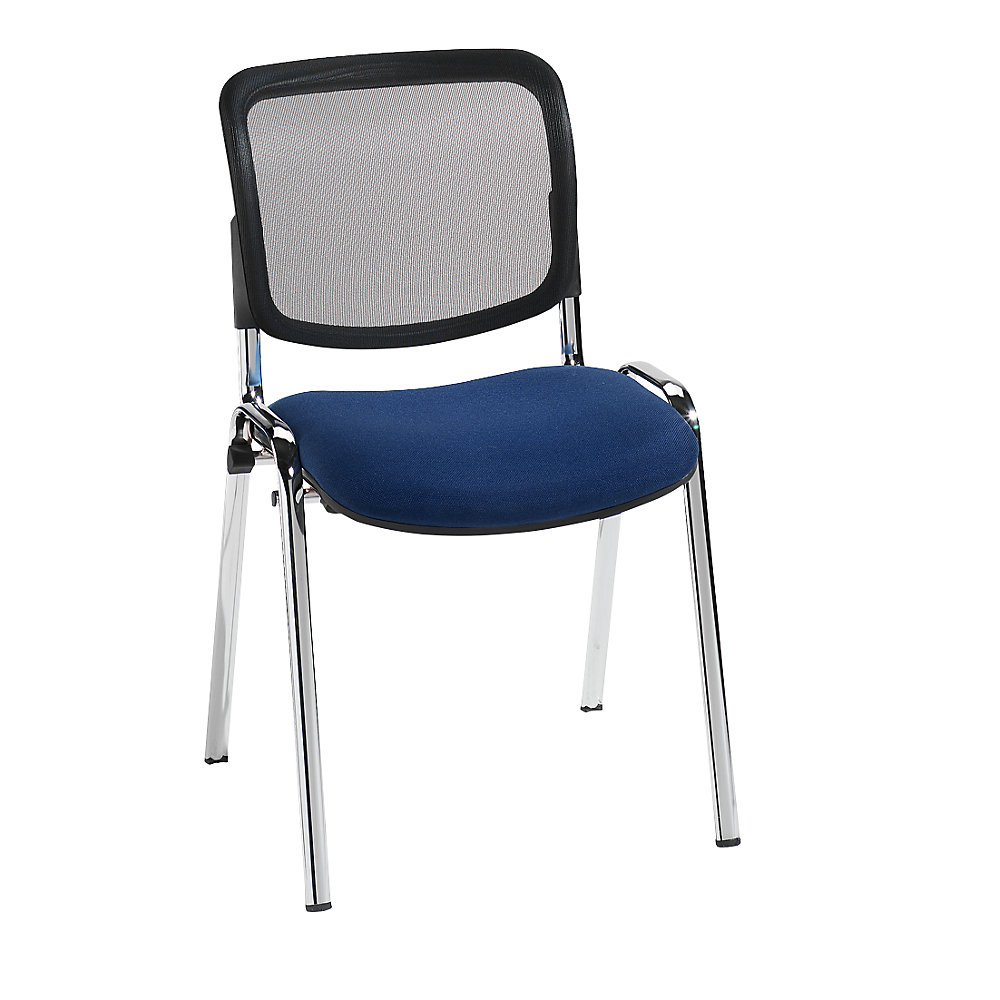 Chaise rembourrée empilable