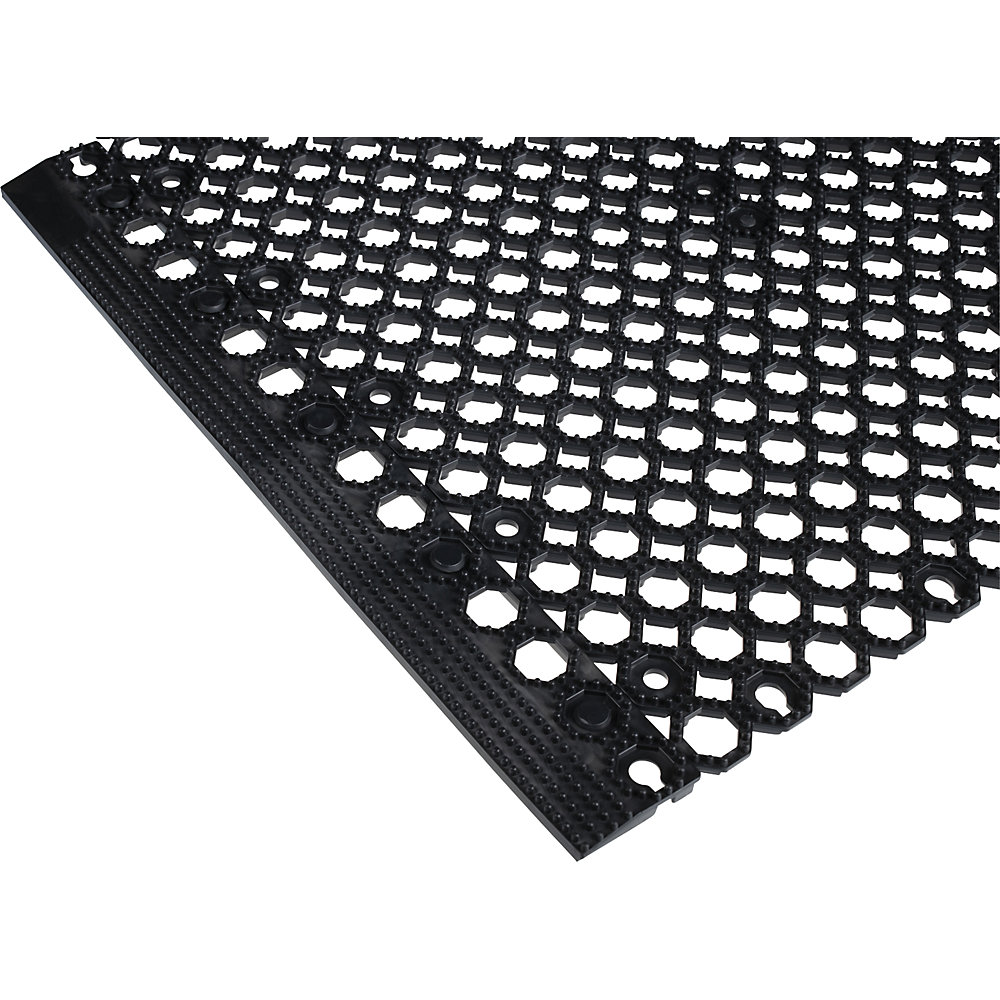 Randleiste für YOGA GRIP ULTRA, Ausführung weiblich, VE 4 Stk, schwarz Miltex 2