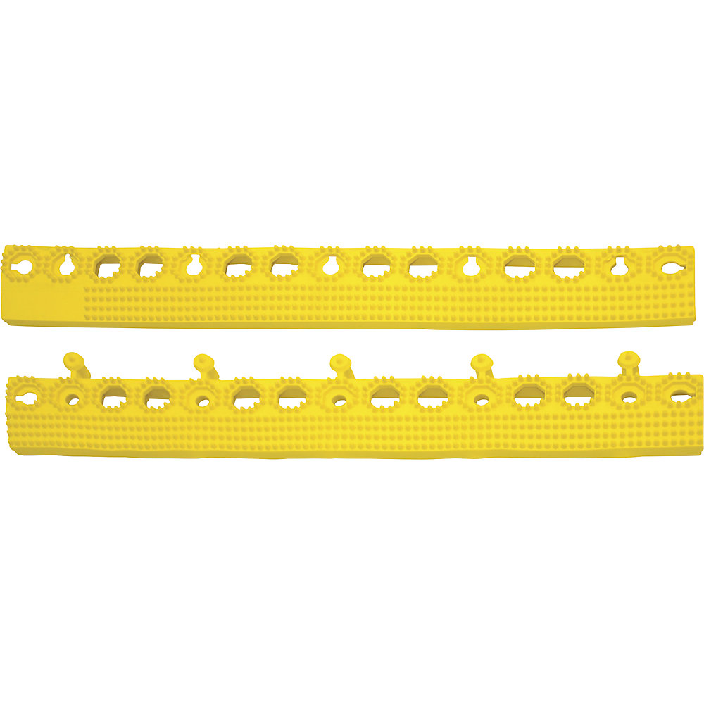 Randleiste für YOGA GRIP ULTRA, Ausführung männlich, VE 4 Stk, gelb Miltex 2