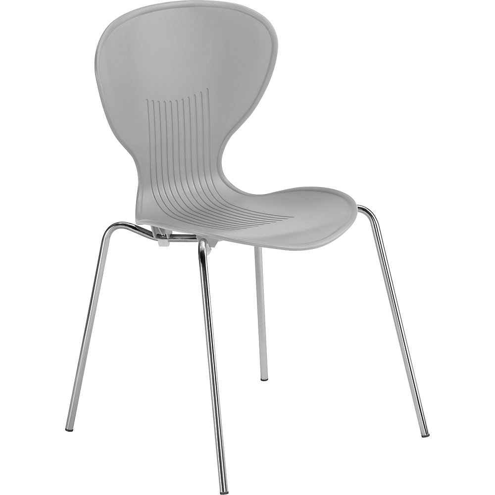 Chaise coque en plastique