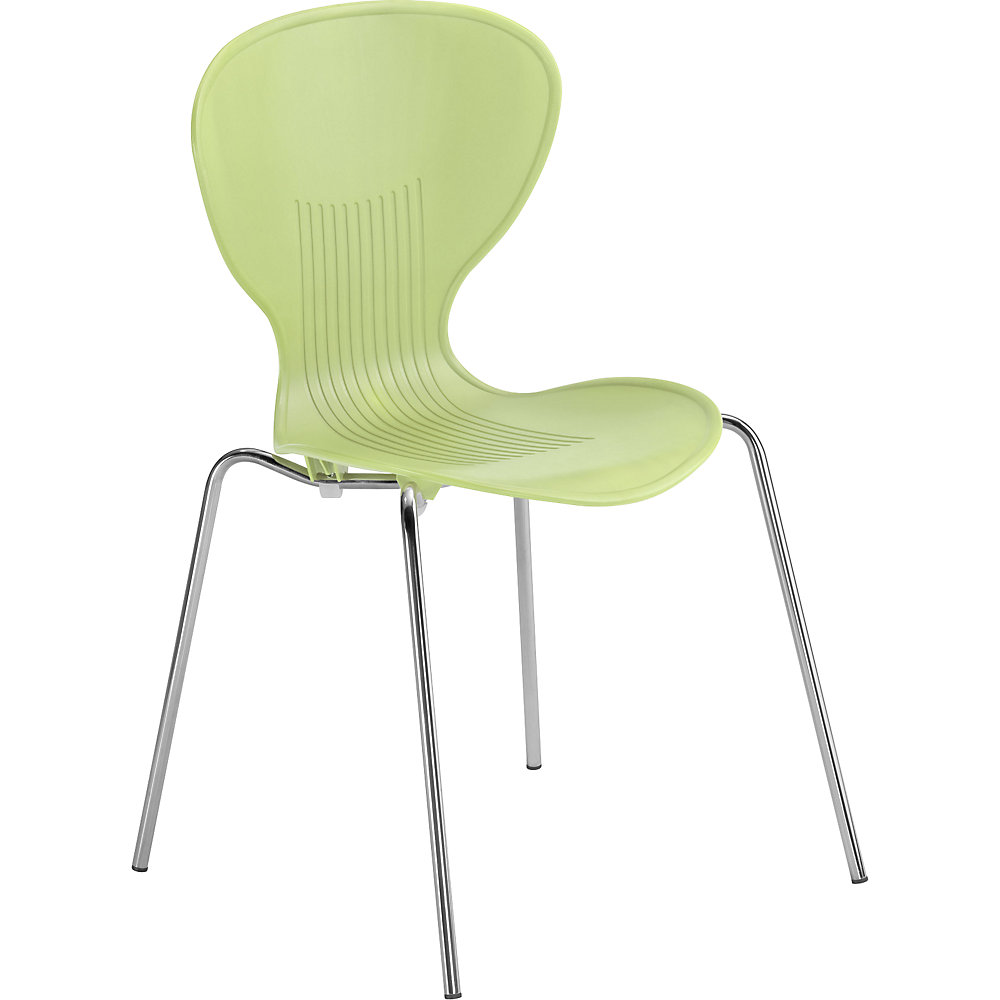 Chaise coque en plastique