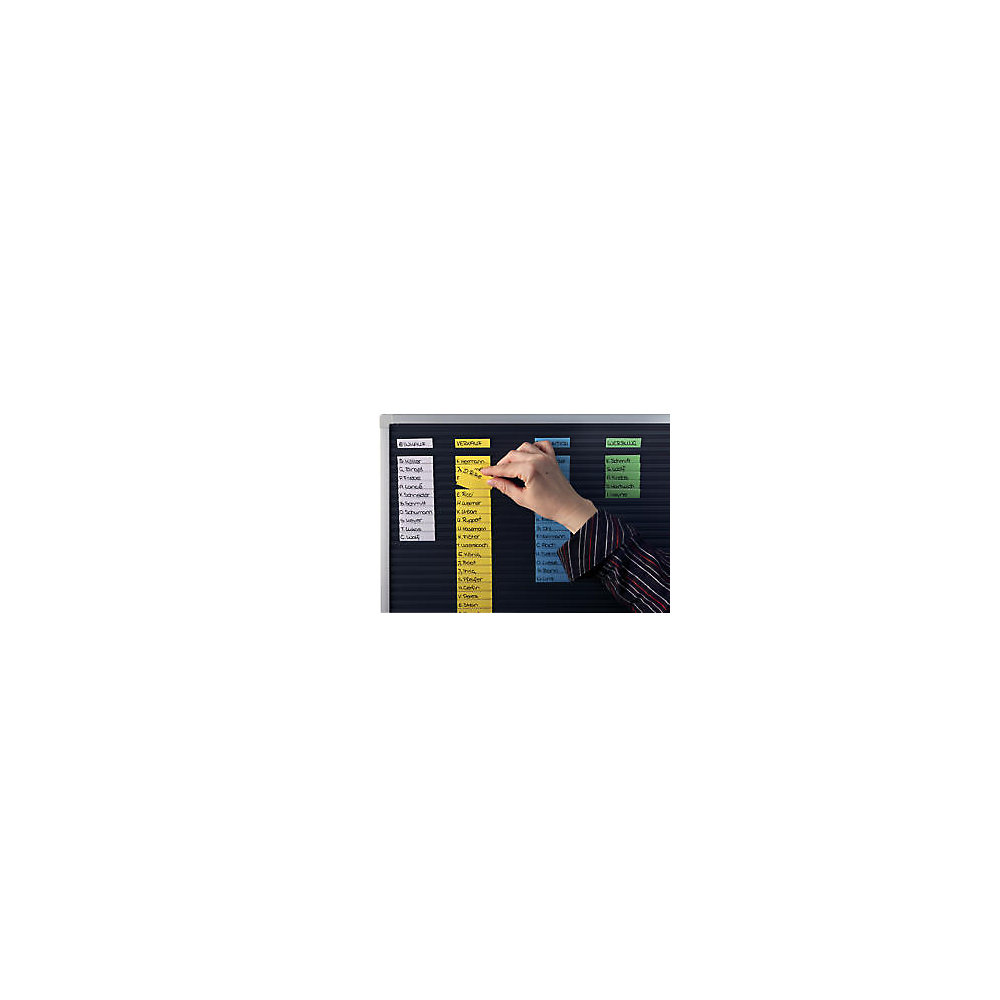 Streifensteckplaner, 38 Bahnen, BxH 660 x 498 mm magnetoplan 2