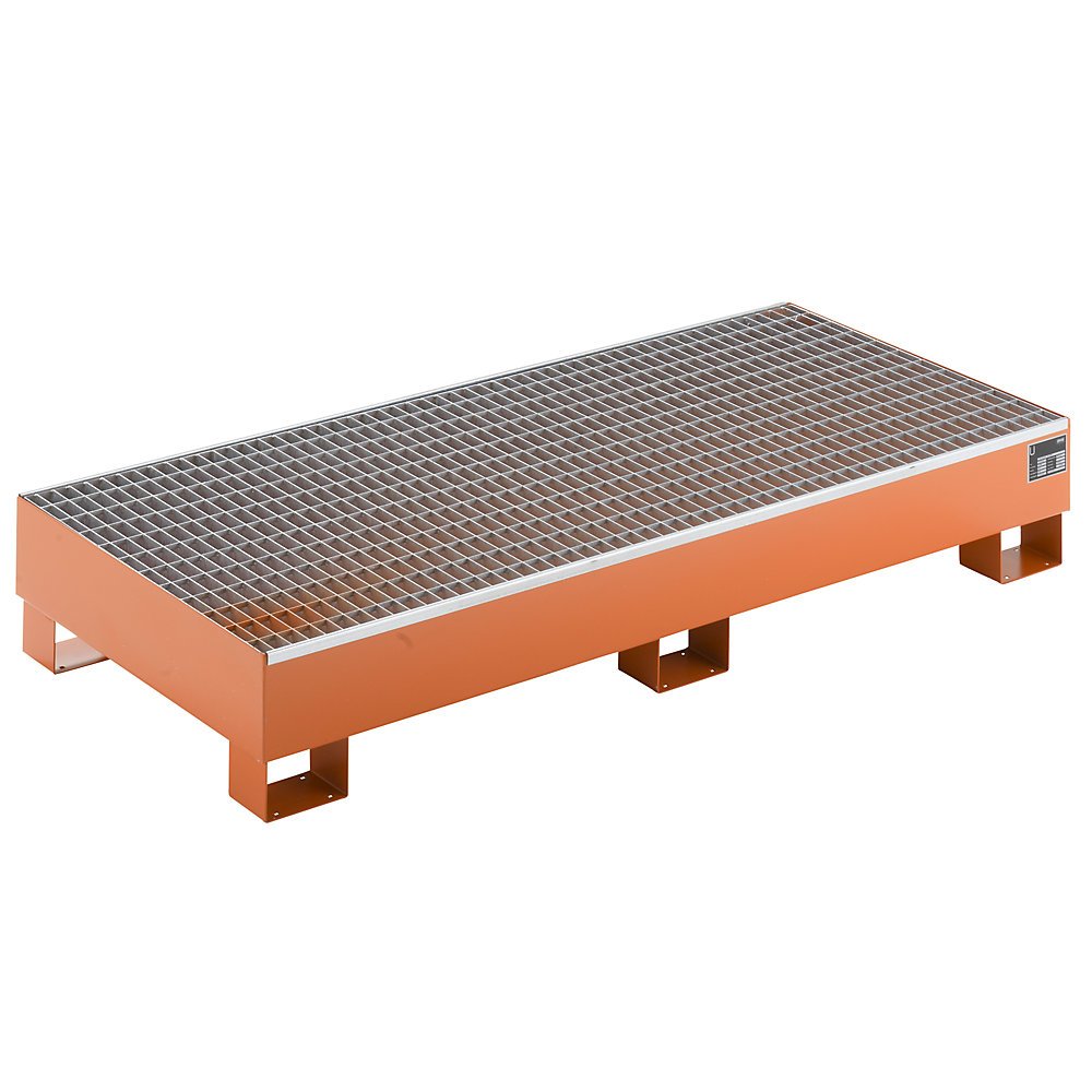 Cuve de rétention en tôle d'acier