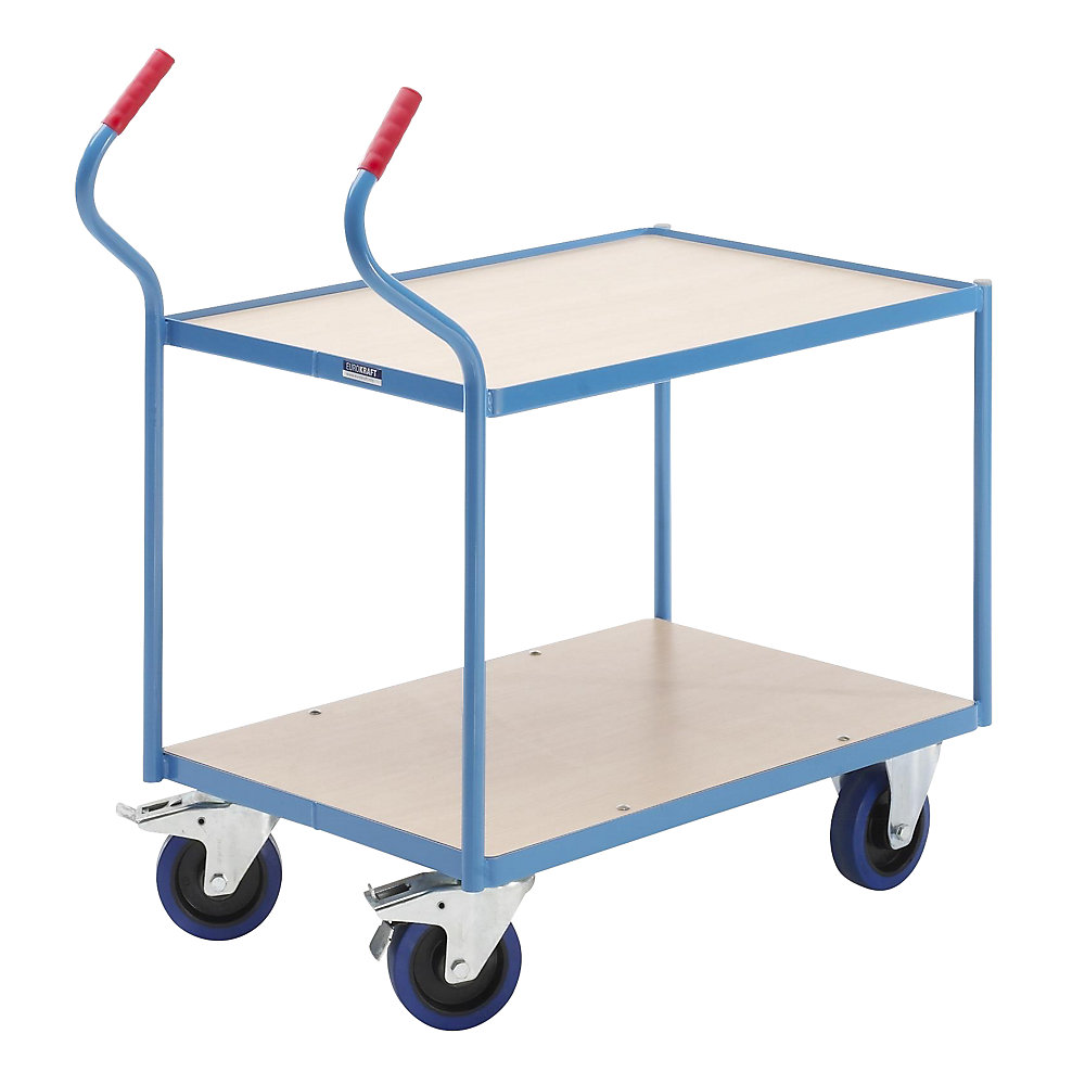 Chariot industriel à plateaux