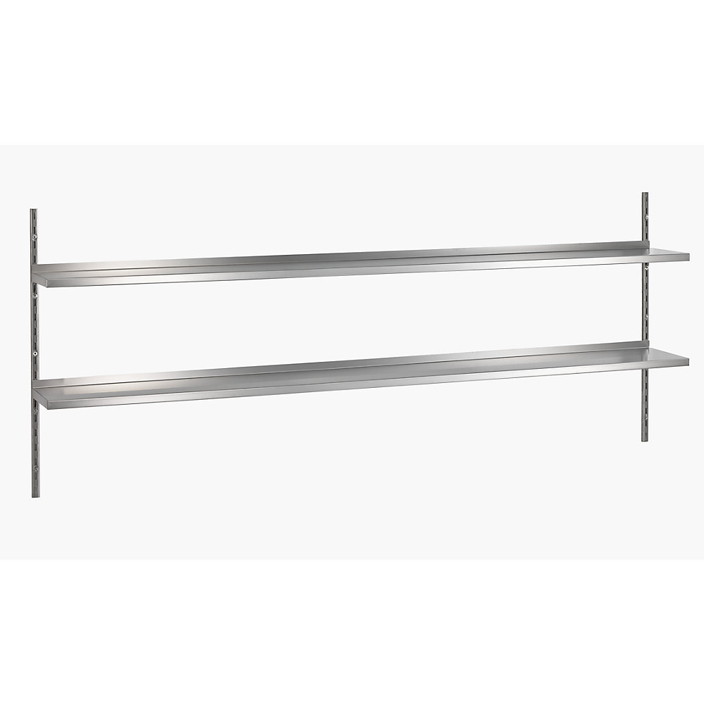 Rayonnage mural en inox