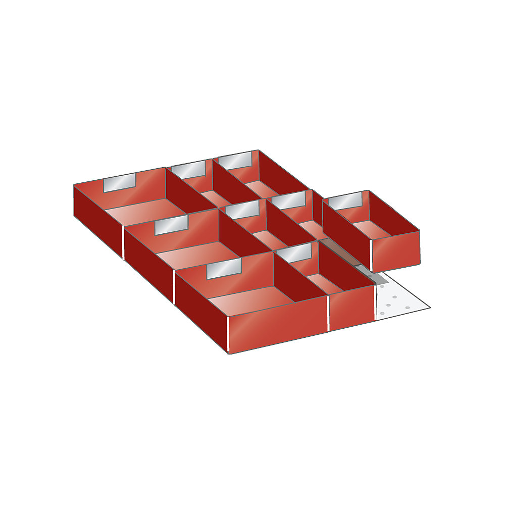 Kit de compartimentation pour tiroirs