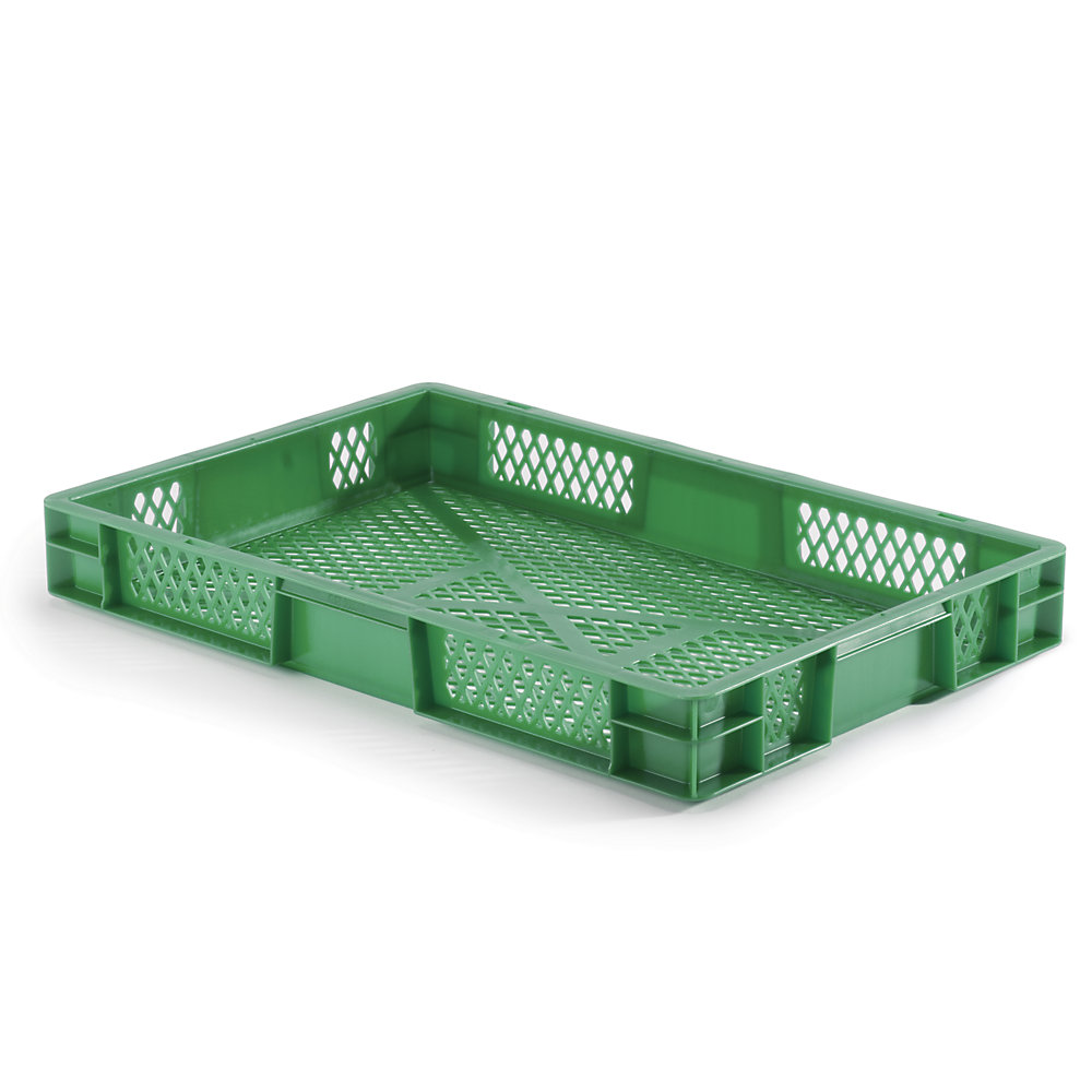 Bac gerbable normes Europe à parois et fonds ajourés