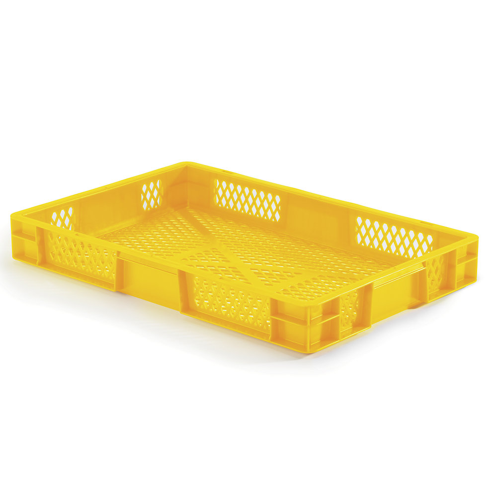 Bac gerbable normes Europe à parois et fonds ajourés