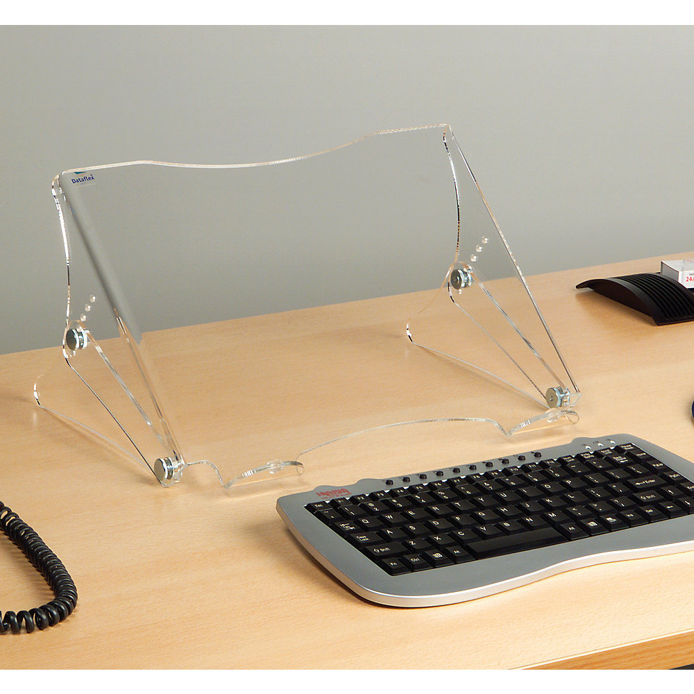 Dataflex ERGONOTE Notebook Stand Transparent 2