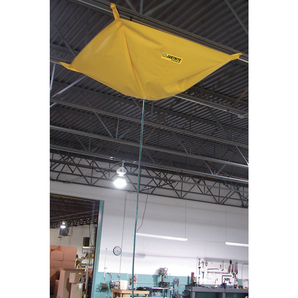 Leckage-Auffangplane, mit Magneten, LxB 1500 x 1500 mm Justrite 2
