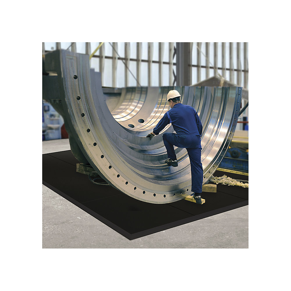 Stecksystem, Slabmat Carré™, LxBxH 910 x 910 x 13 mm, Naturgummi NOTRAX 2