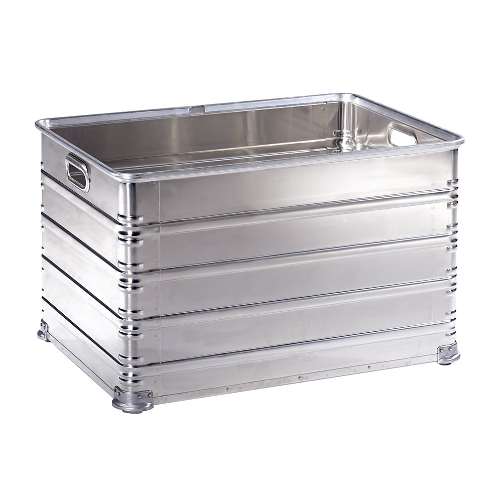 Bac de manutention gerbable en aluminium