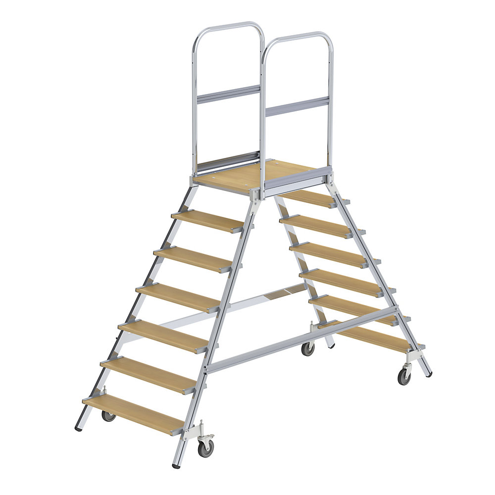 Plate-forme avec accès des 2 côtés