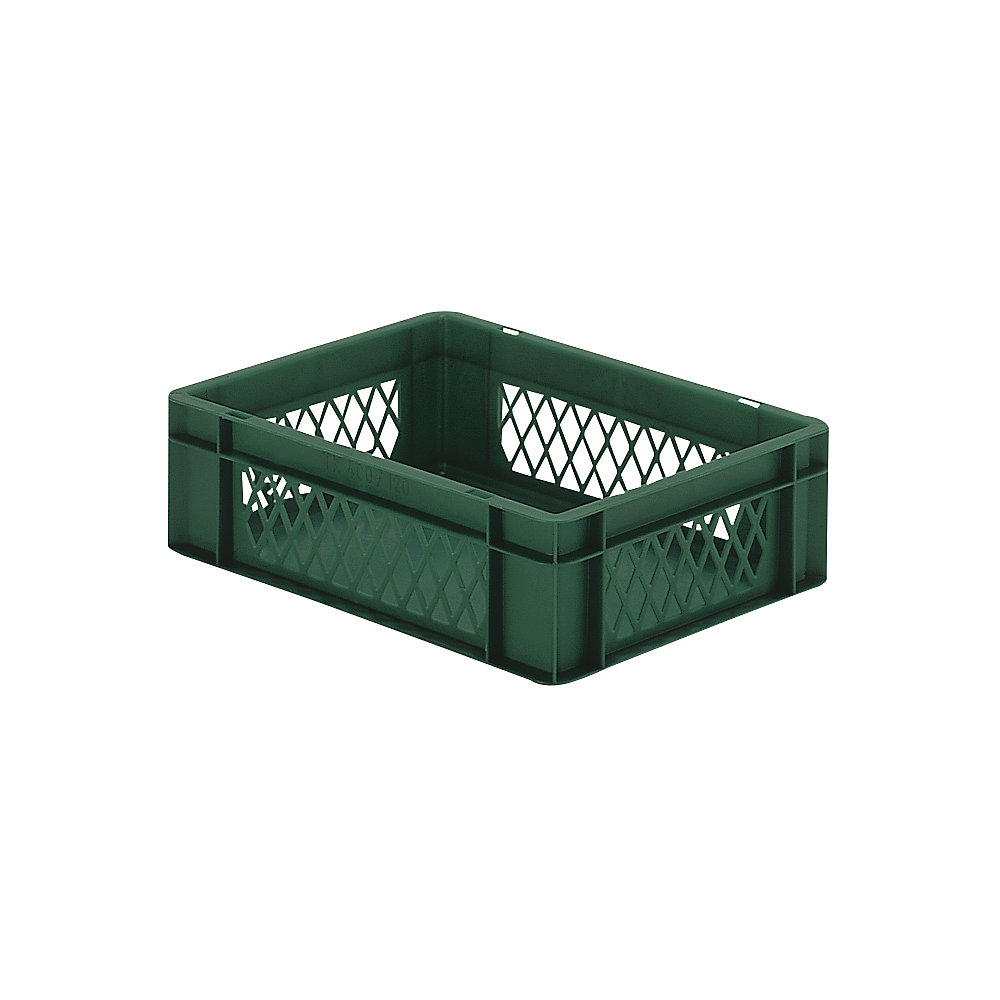 Bac gerbable normes Europe à parois ajourées et fond plein