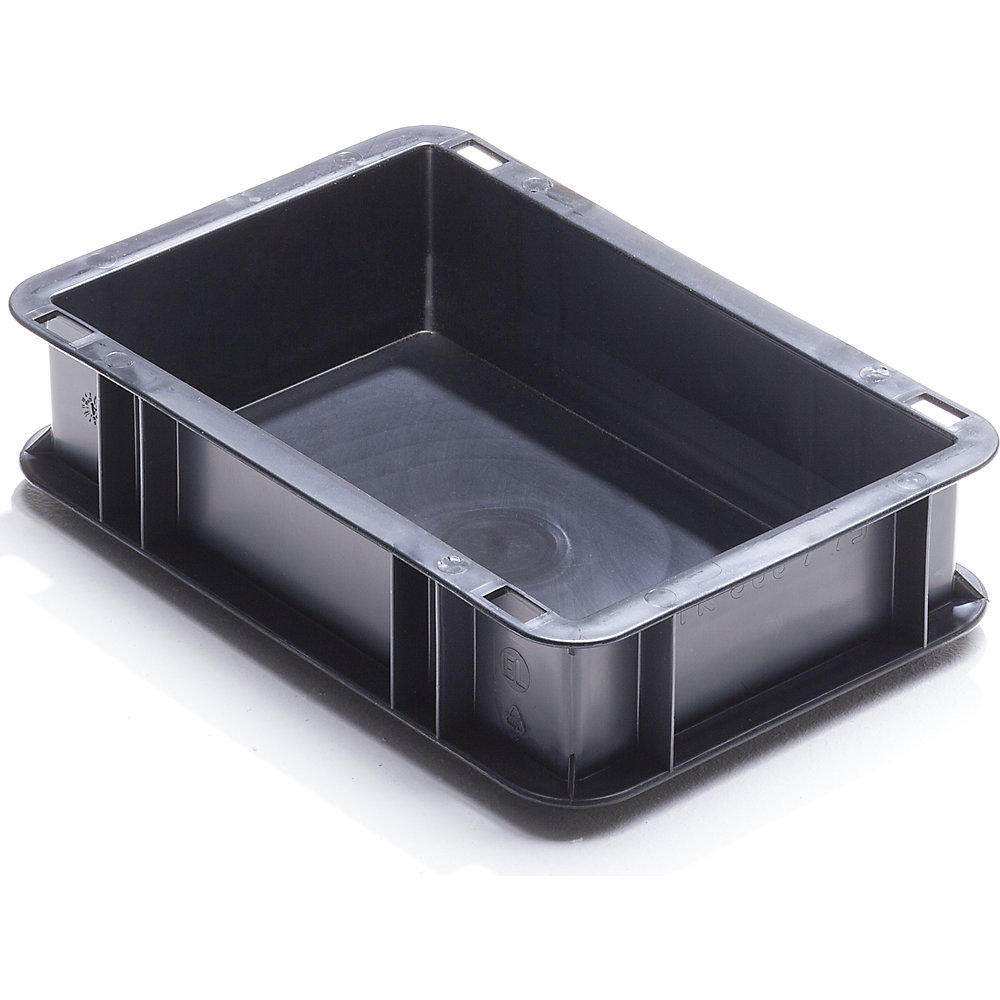 Bac gerbable antistatique en polypropylène