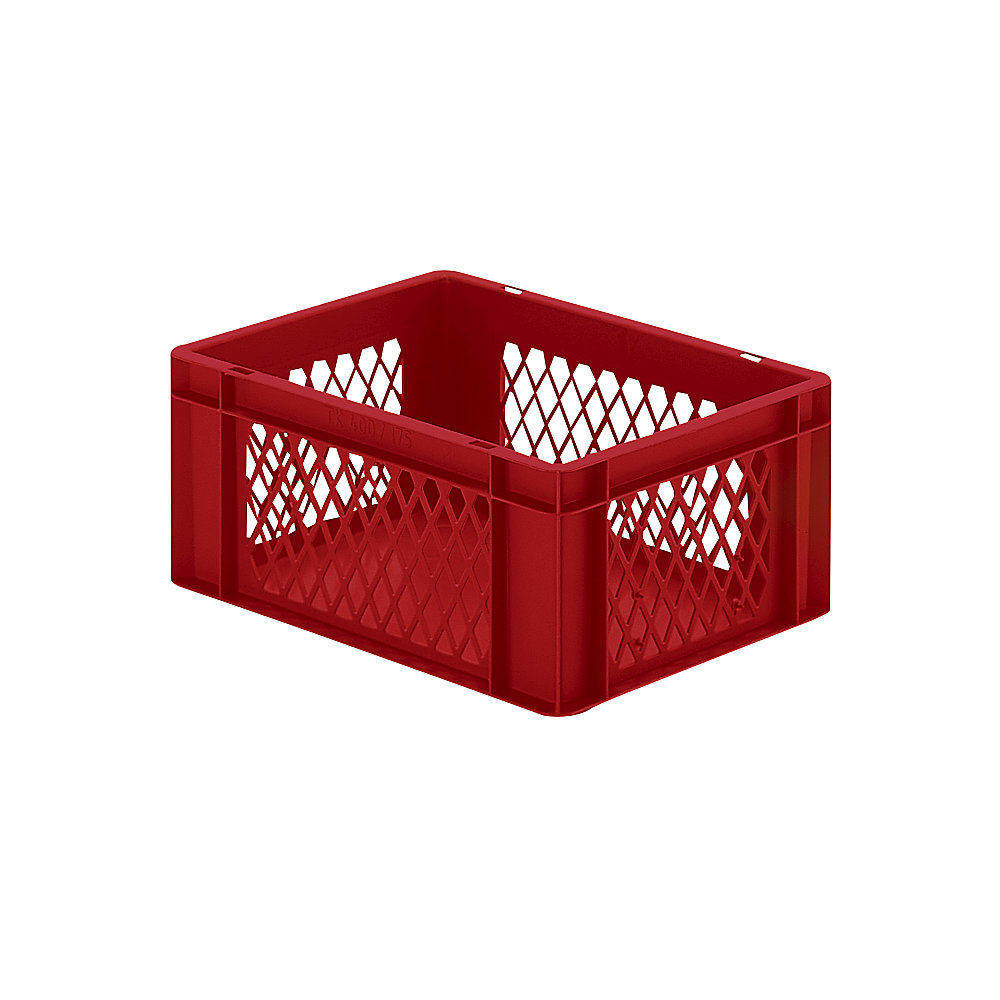 Bac gerbable normes Europe à parois ajourées et fond plein