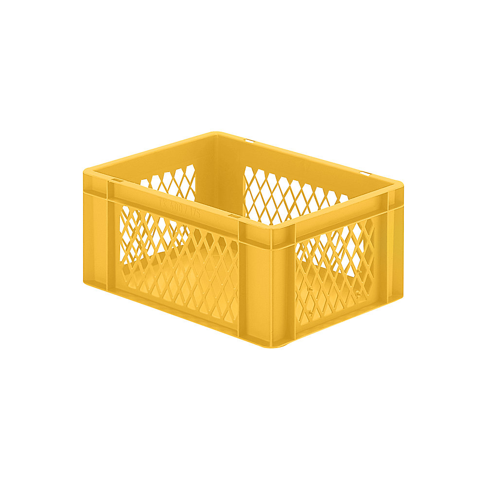 Bac gerbable normes Europe à parois ajourées et fond plein