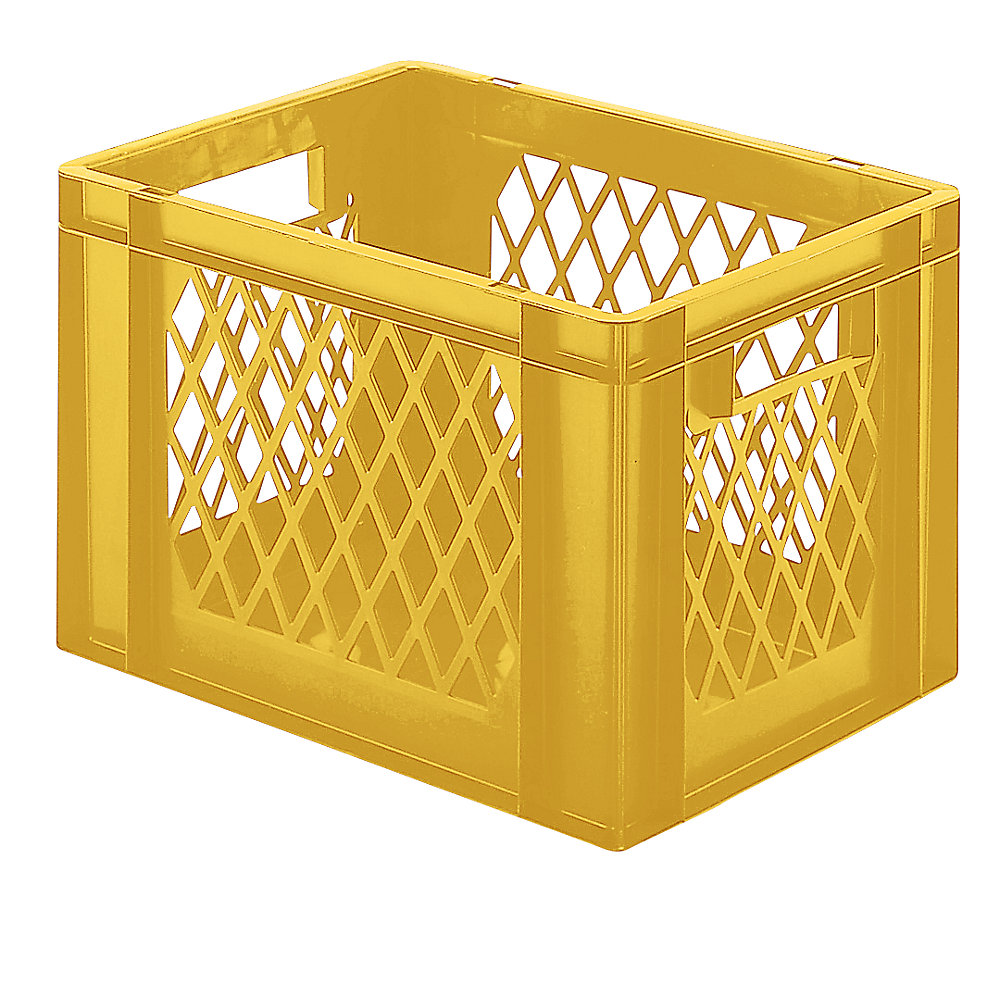 Bac gerbable normes Europe à parois ajourées et fond plein