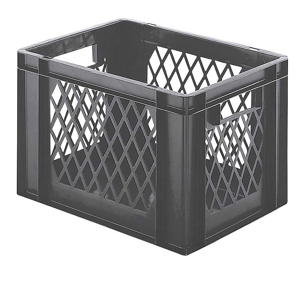 Bac gerbable normes Europe à parois ajourées et fond plein