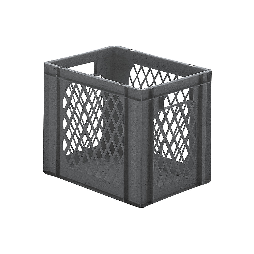 Bac gerbable normes Europe à parois ajourées et fond plein