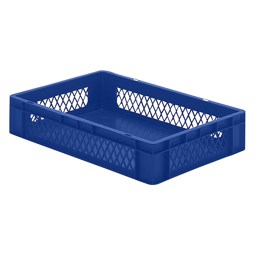 Bac gerbable normes Europe à parois ajourées et fond plein