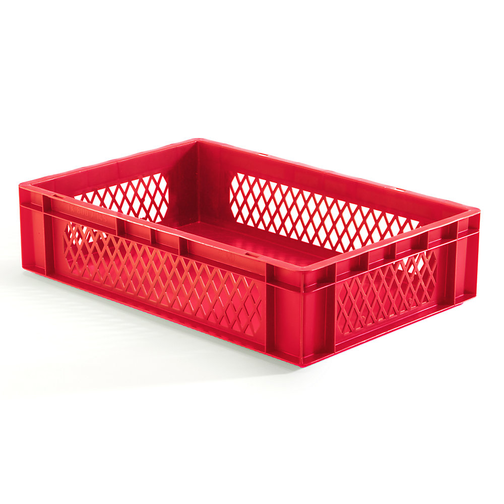 Bac gerbable normes Europe à parois ajourées et fond plein