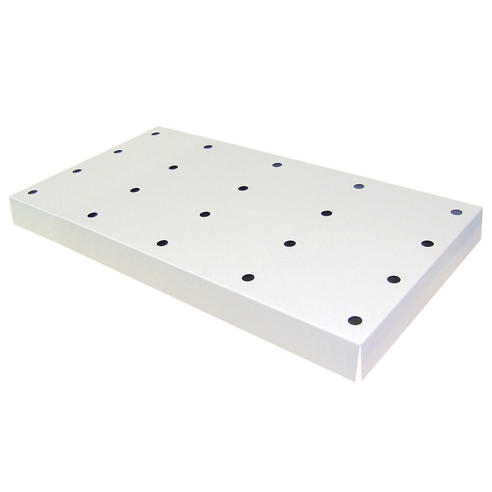 asecos Perforated metal cover for base sump tray, WxDxH 724 x 415 x 60 mm, powder coated