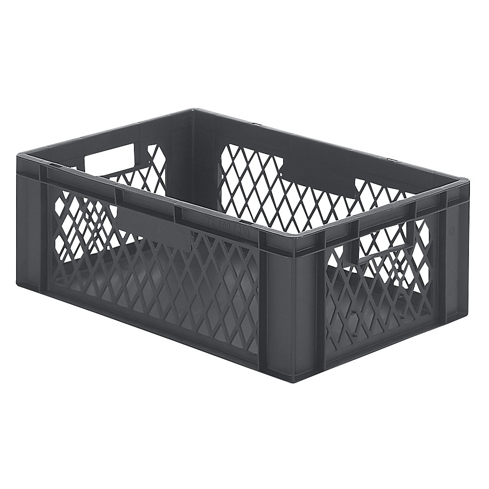 Bac gerbable normes Europe à parois ajourées et fond plein