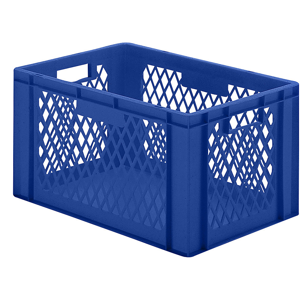 Bac gerbable normes Europe à parois ajourées et fond plein