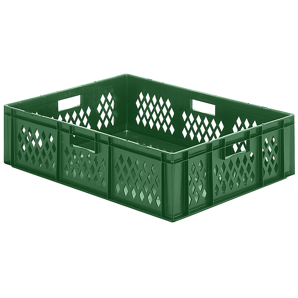 Bac gerbable normes Europe à parois ajourées et fond plein