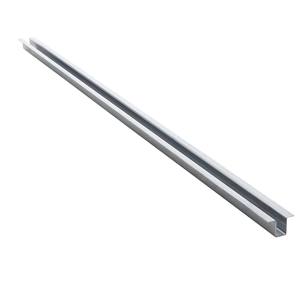 Wannenverbinder für niedrige Stahl-Flachwanne, Breite 55 mm, verzinkt, Länge 2850 mm eurokraft pro 2