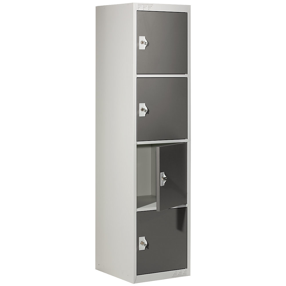 Vestiaire multicases avec 4 casiers verrouillables