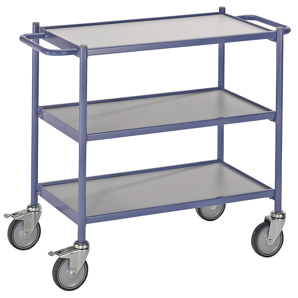 Chariot à plateaux, force 150 kg