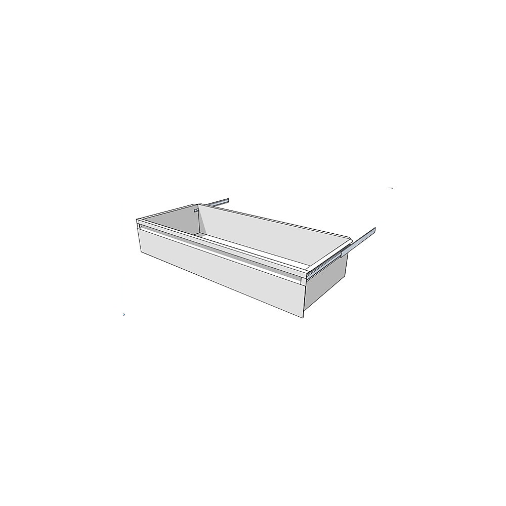 Drawer for shelf cupboard system, height 175 mm, for shelf depth 400 mm