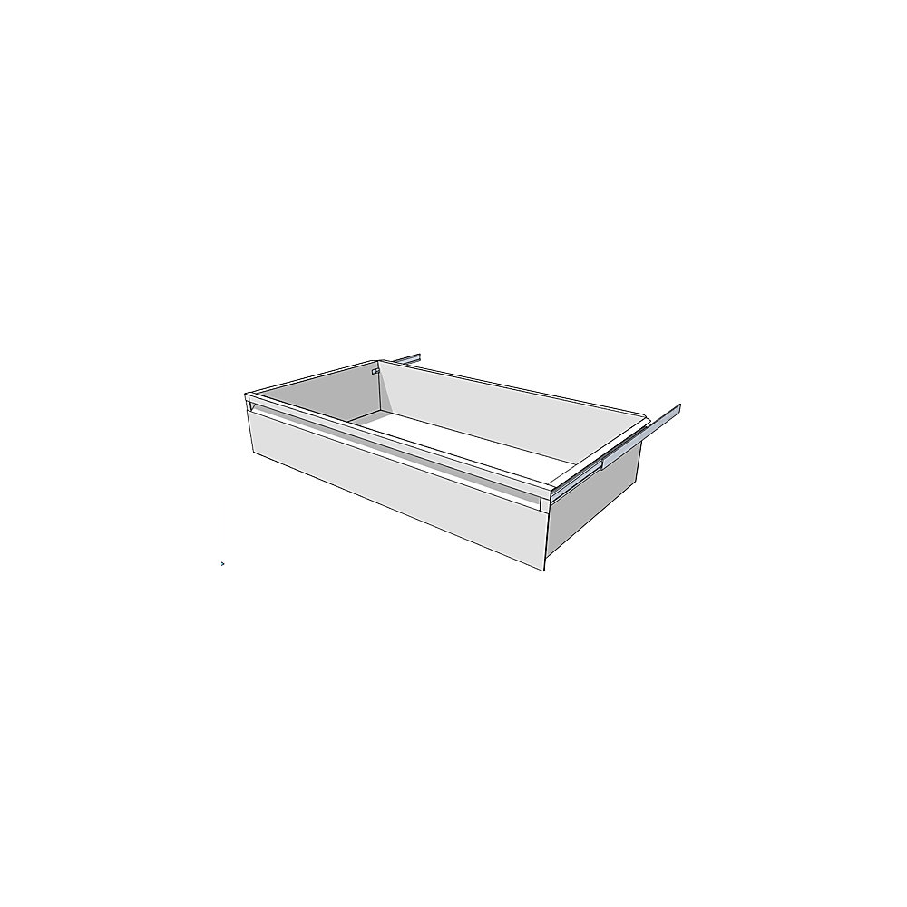Drawer for shelf cupboard system, height 175 mm, for shelf depth 500 mm