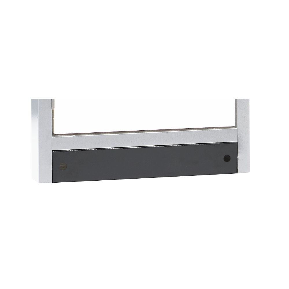 asecos Plinth cover plate, for hazardous goods storage cupboard HxWxD 1955 x 600 x 615 mm, type 90