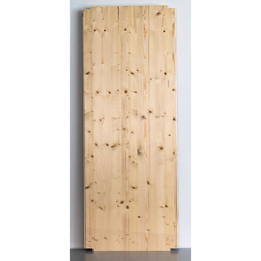 Tablette pour rayonnage emboîtable en bois